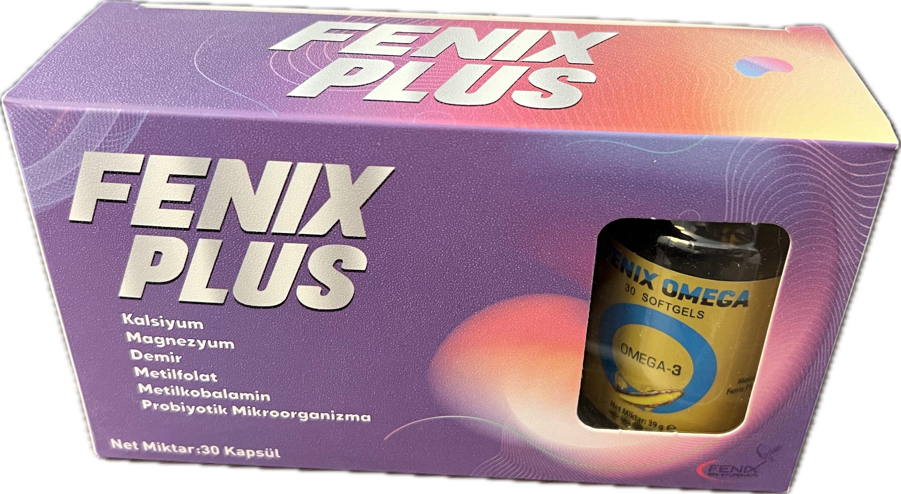 Fenix Plus 30 Kapsül + Omega 3 30 Kapsül
