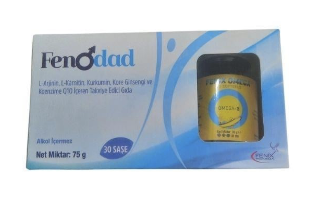Fenodad 30 Saşe + Omega-3 30 Kapsül