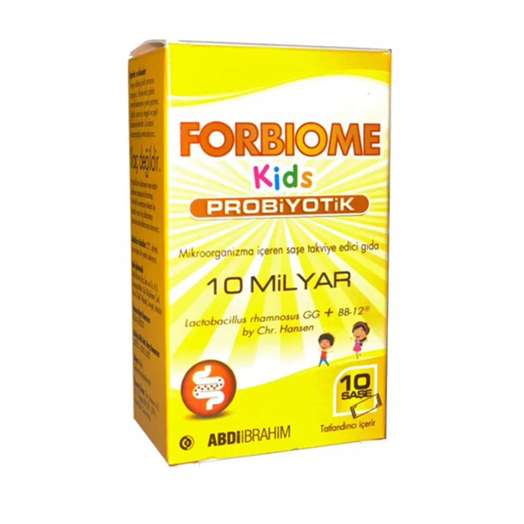 Forbiome Kids Probiyotik Takviye Edici Gıda 10 Saşe