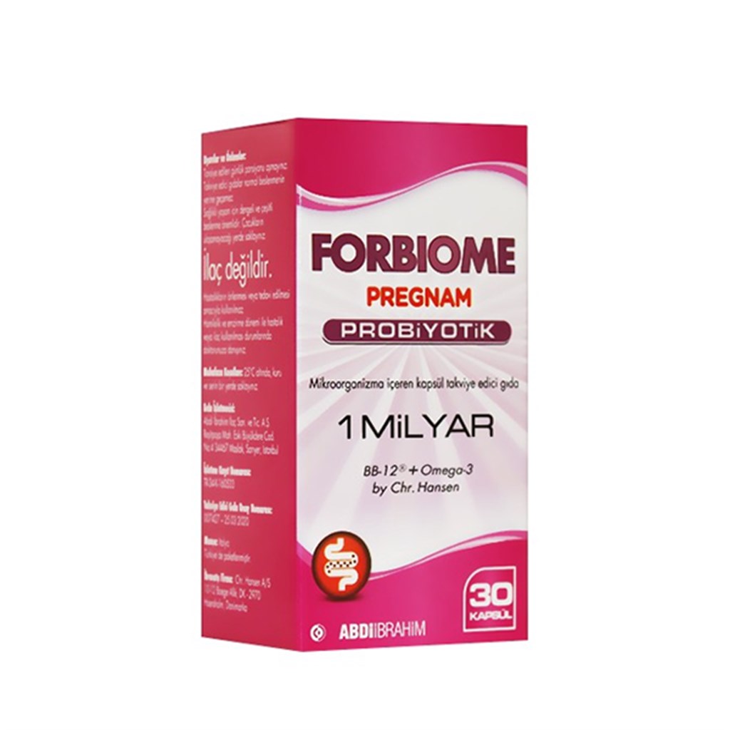 Forbiome Pregnam Probiyotik 30 Kapsül