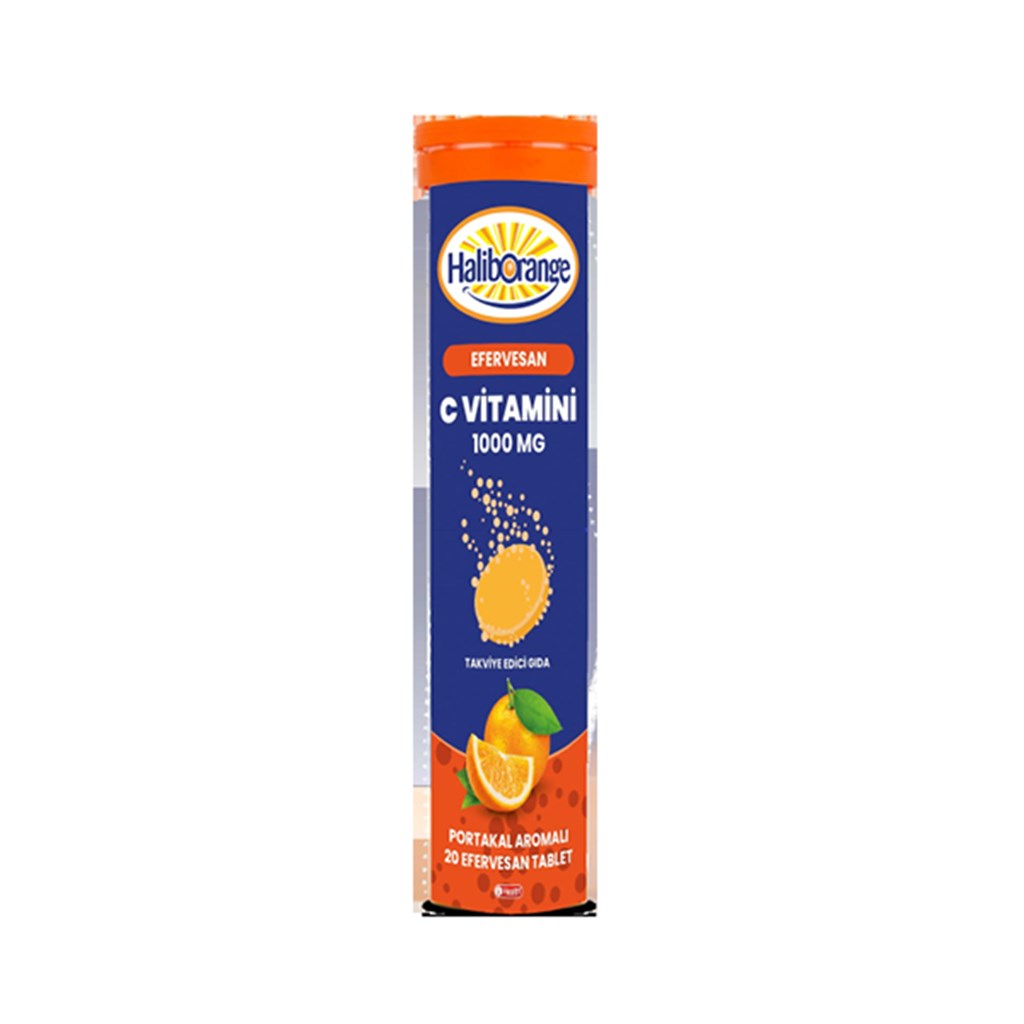 Haliborange Vitamin C 1000mg 20 Efervesan Tablet Portakallı