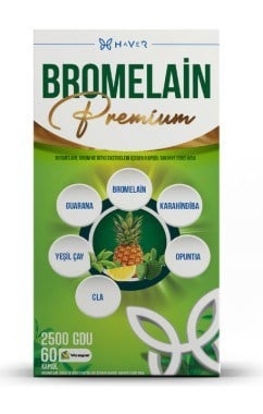 Haver Bromelain Premium 60 Kapsül