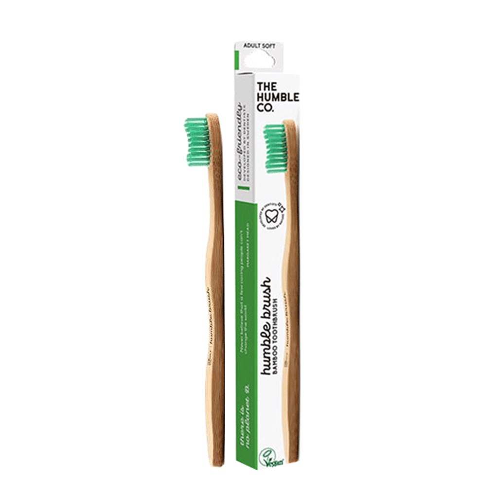 Humble Brush Bambu Diş Fırçası Soft Green