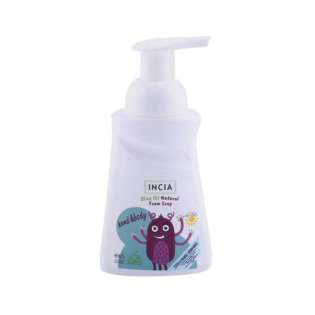 Incia Çocuklar İçin Zeytinyağlı Doğal Köpük Sabun 200 ml