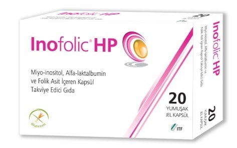 İnofolic Softgel HP 20 Kapsül
