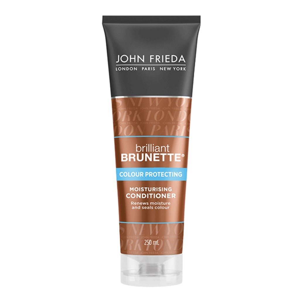 John Frieda Brilliant Brunette Colour Protecting Moisturising Conditioner 250Ml