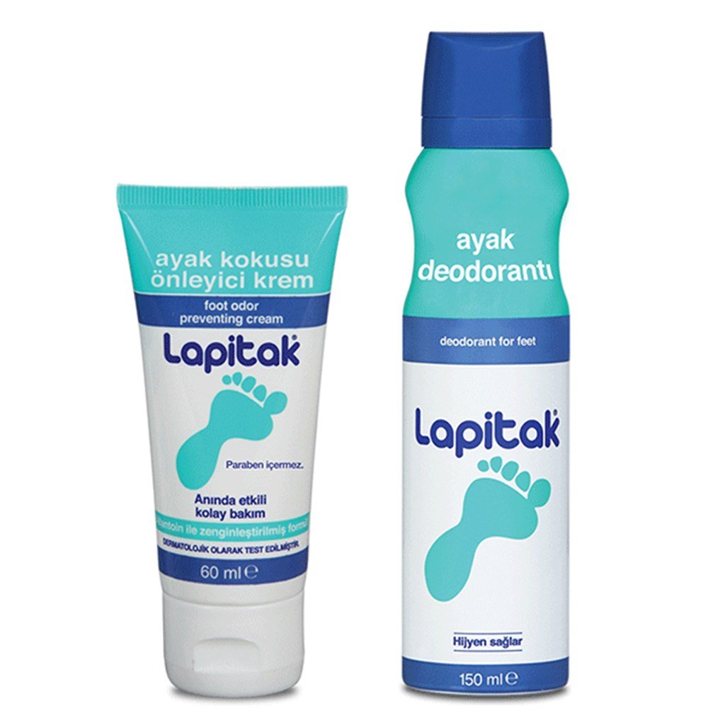 Lapitak Ayak Koku Deodorant 150Ml + Krem 60Ml 2'Li Set
