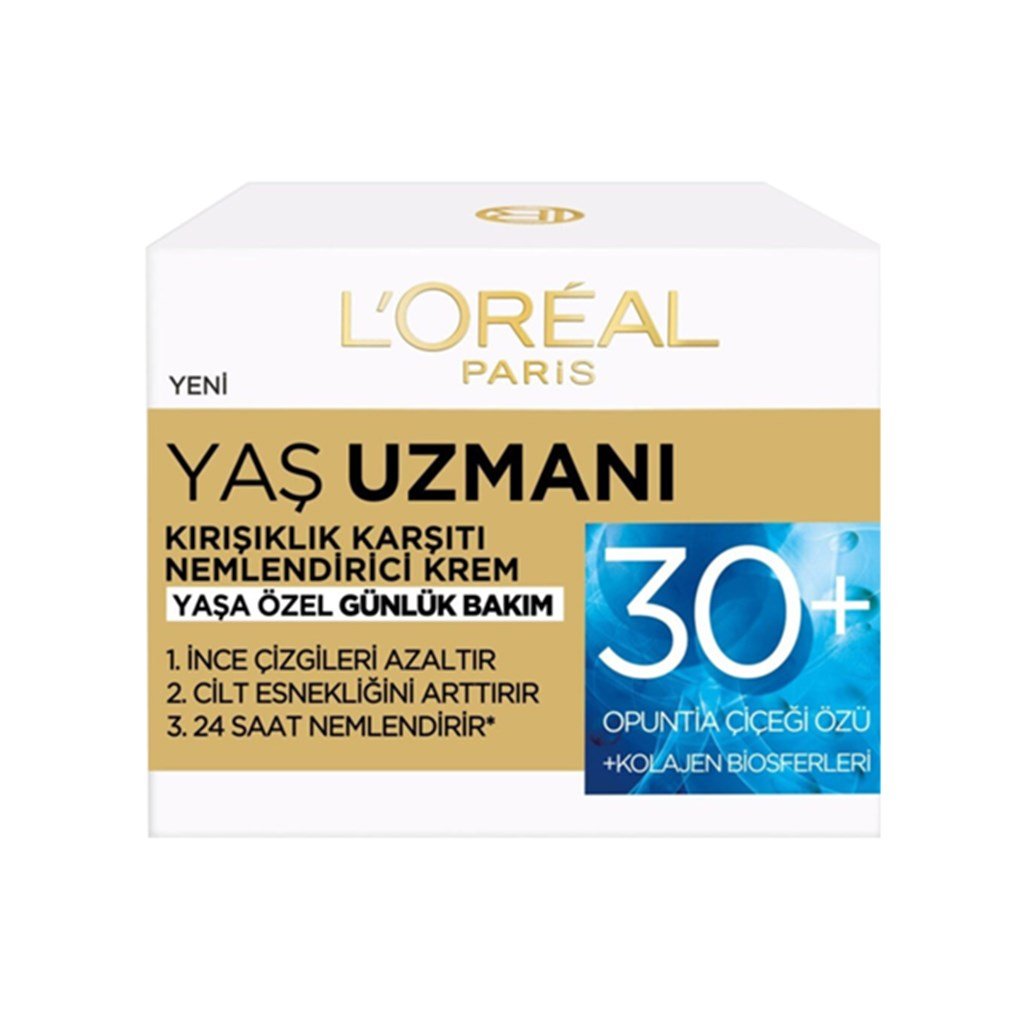 L'Oreal Paris Dermo Yaş Uzmanı 30+ Nemlendirici Krem 50 ml