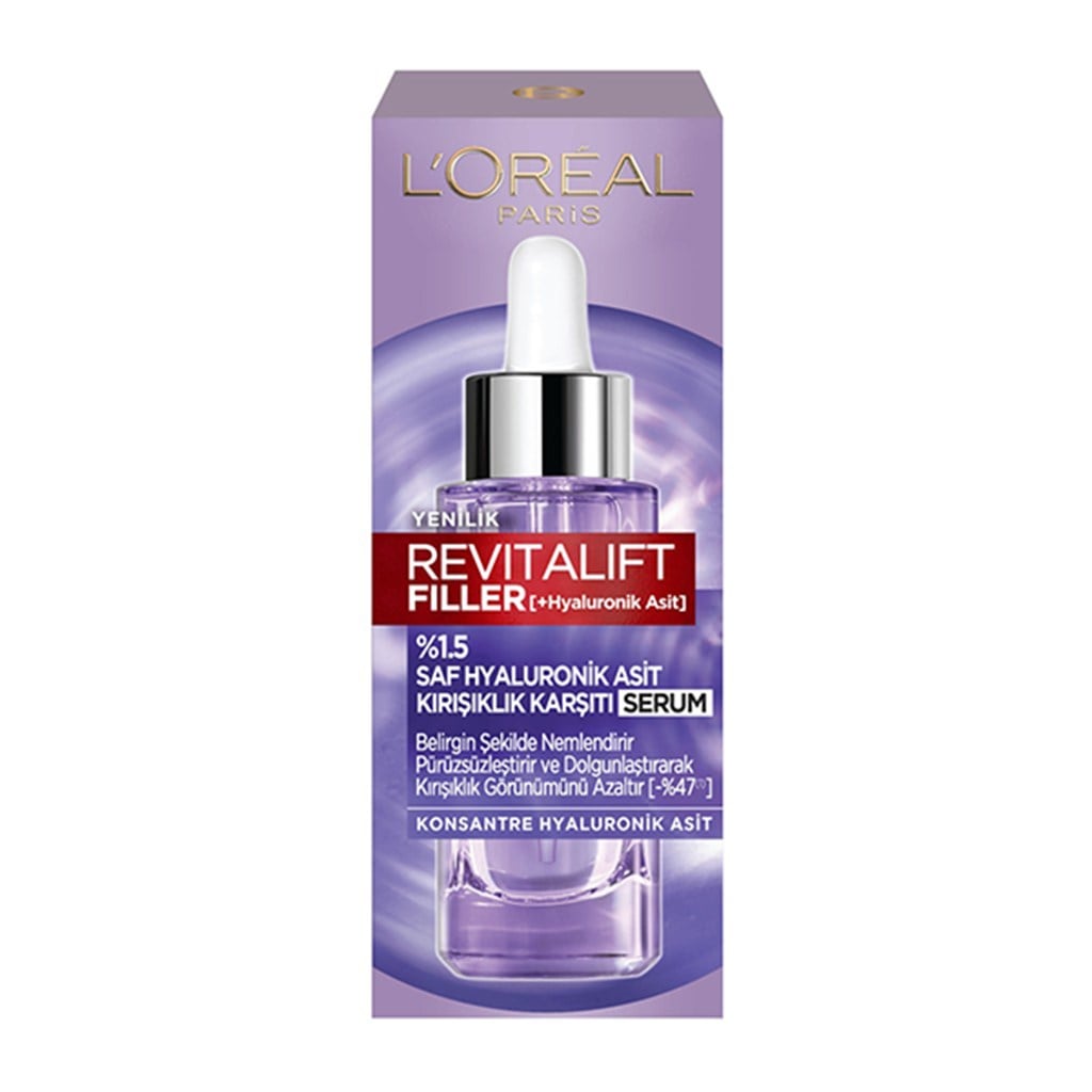 L'Oreal Paris Revitalift Filler %15 Saf Hyaluronik Asit Kırışıklık Karşıtı Serum 30 ml