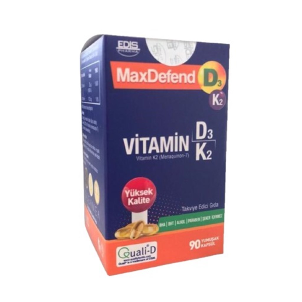 Maxdefend D3 K2 90 Kapsül