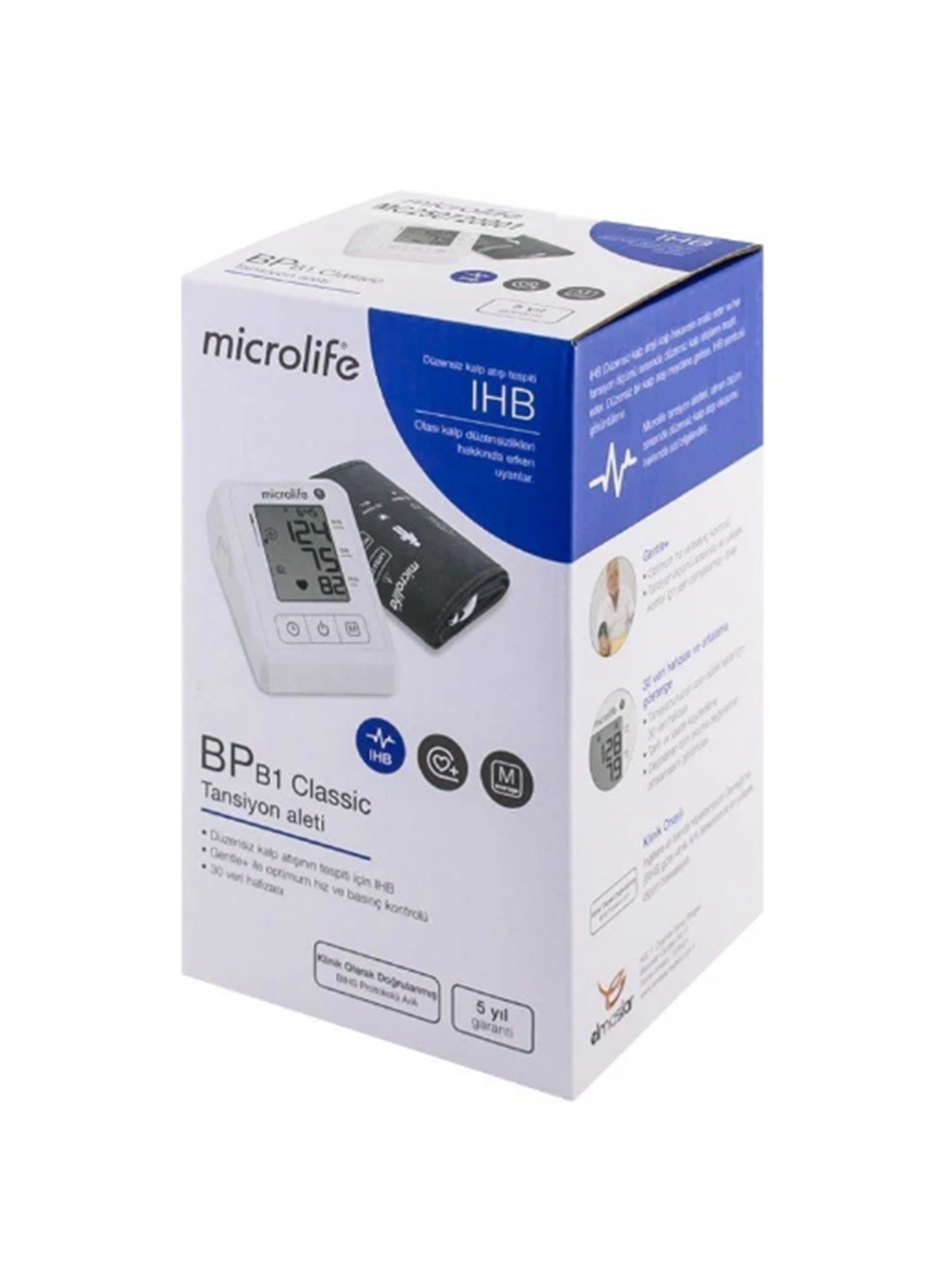 Microlife Tansiyon Ölçüm Cihazı BPB1 Klasik