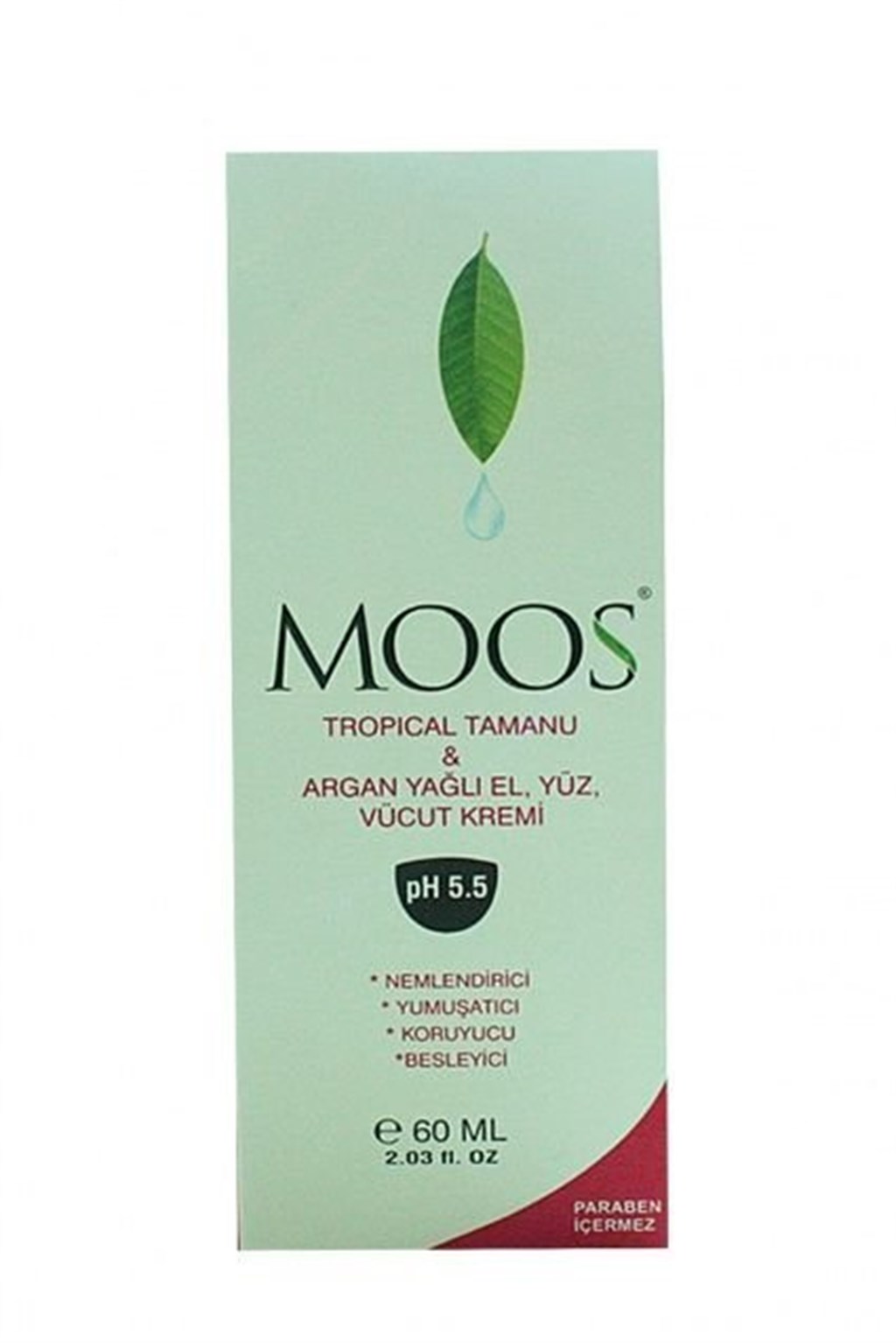 Moos Tamanu Argan Yağlı El, Yüz ve Vücut Kremi 60 ml