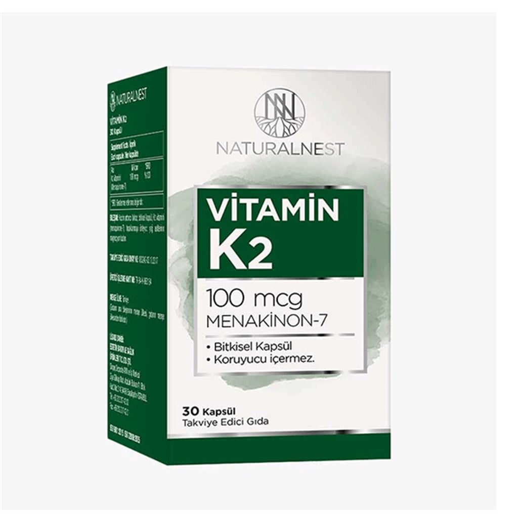 Naturalnest Vitamin K2 100mcg 30 Kapsül