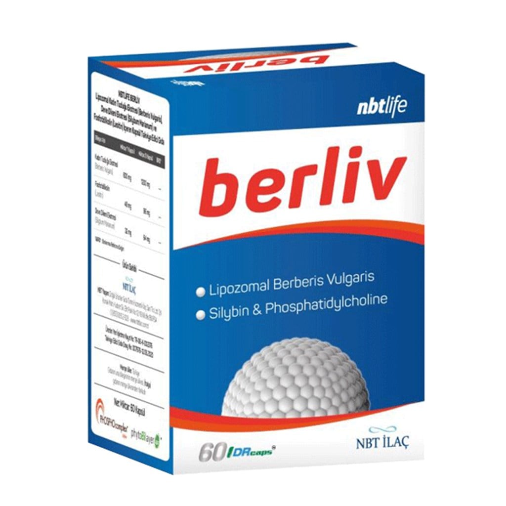 NBT Life Berliv Lipozomal Berberin 60 Kapsül