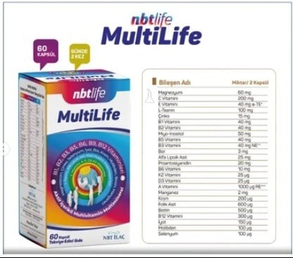 NBT Life Multilife 60 Kapsül