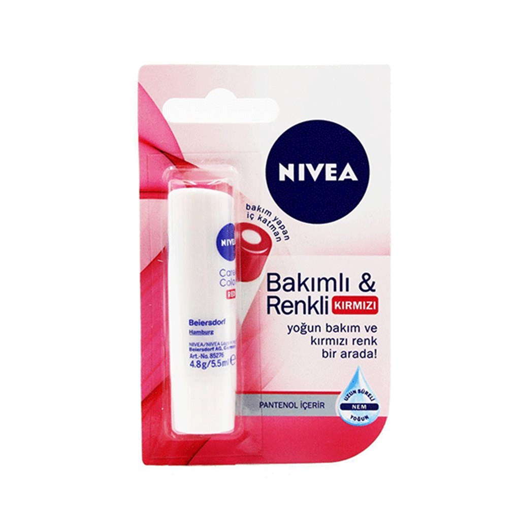 Nivea Bakımlı & Renkli Kırmızı Lip 4.8 g