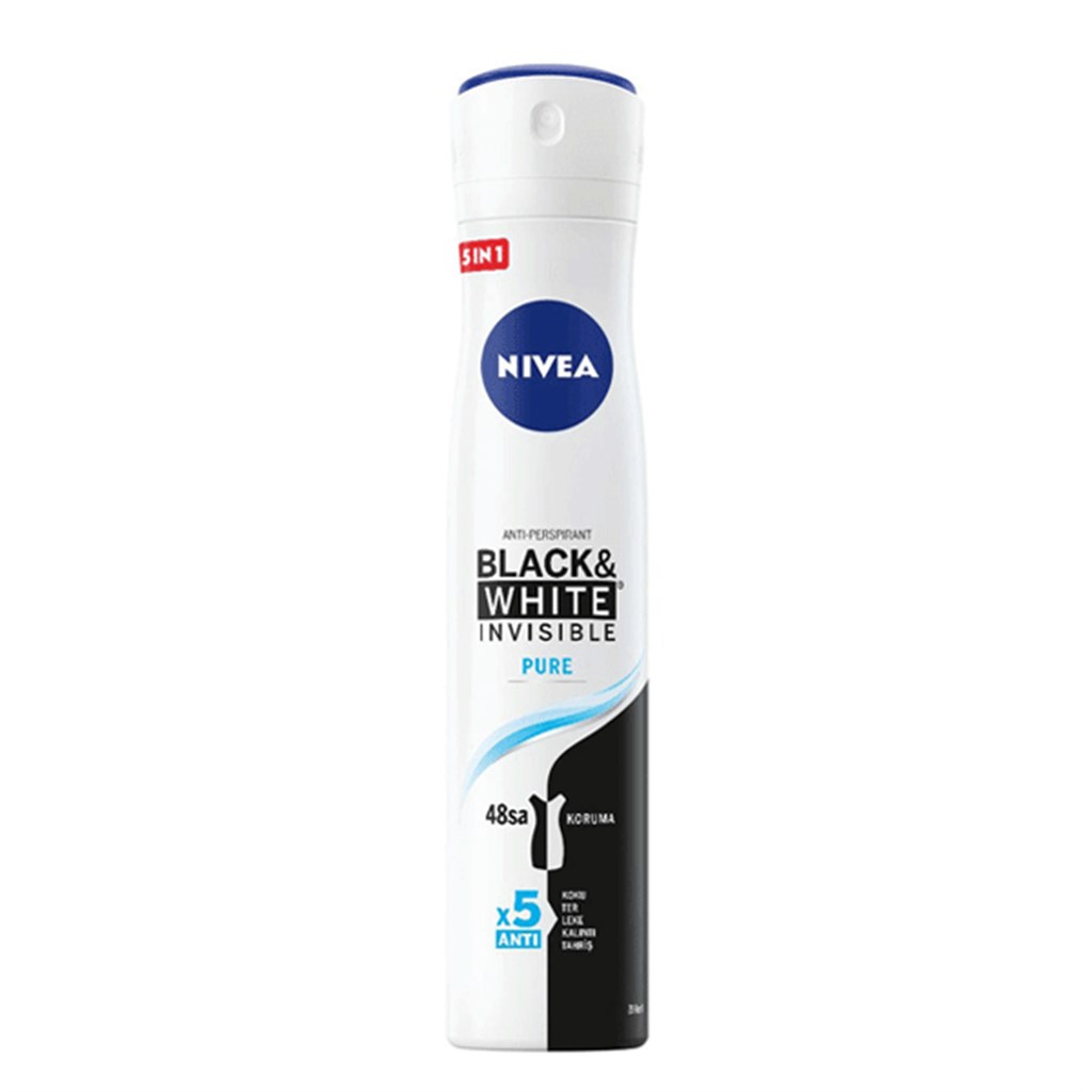 Nivea Black&White İnvisible Pure Deodorant 200 ml