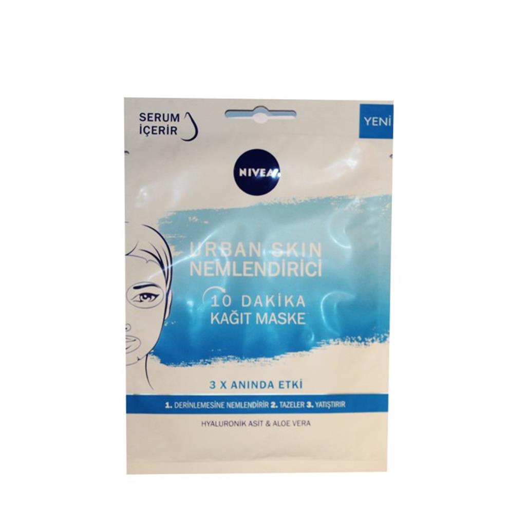 Nivea Urban Skin Nemlendirici Kağıt Maske