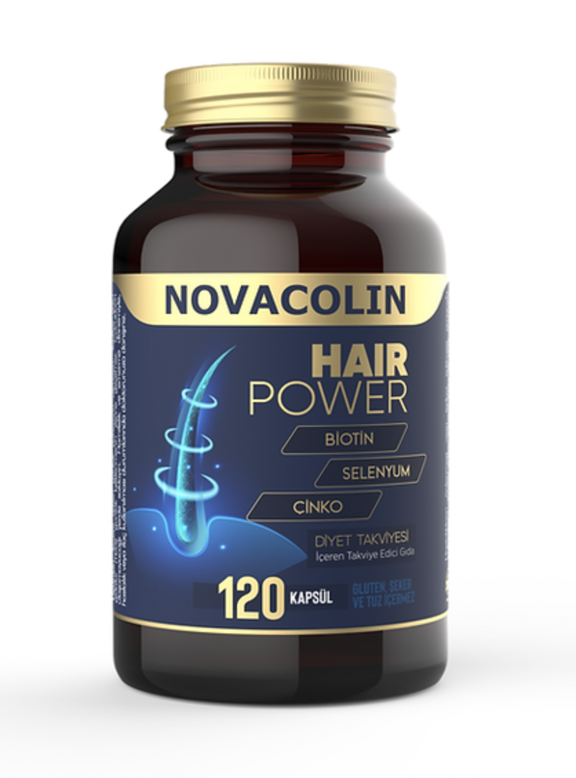 Novacolin Hair Power Biotin 120 Kapsül