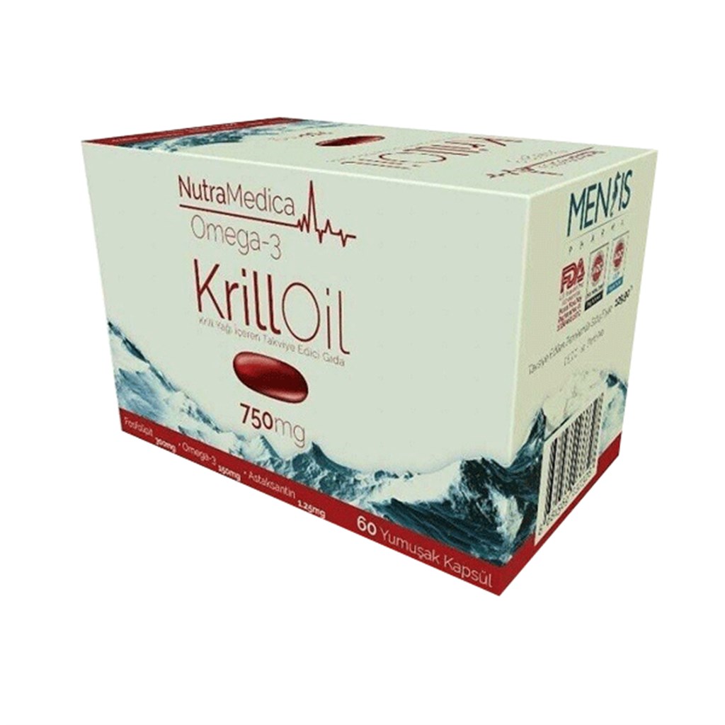 Nutramedica Omega 3 Krill Oil 750 mg 60 Kapsül