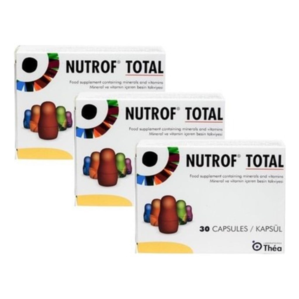 Nutrof Total 30 Kapsül 3'lü
