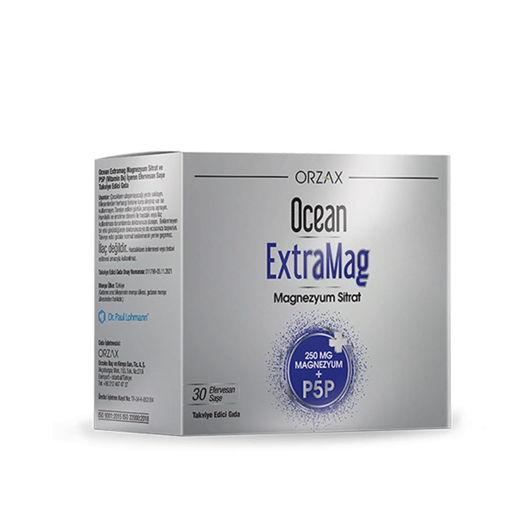 Ocean Extramag Magnezyum Sitrat 30 Saşe