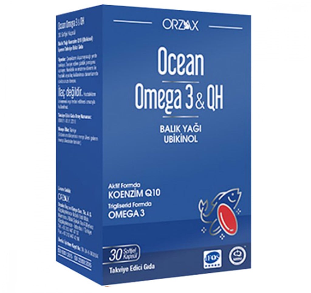 Ocean Omega 3 QH 30 Kapsül Balık Yağı