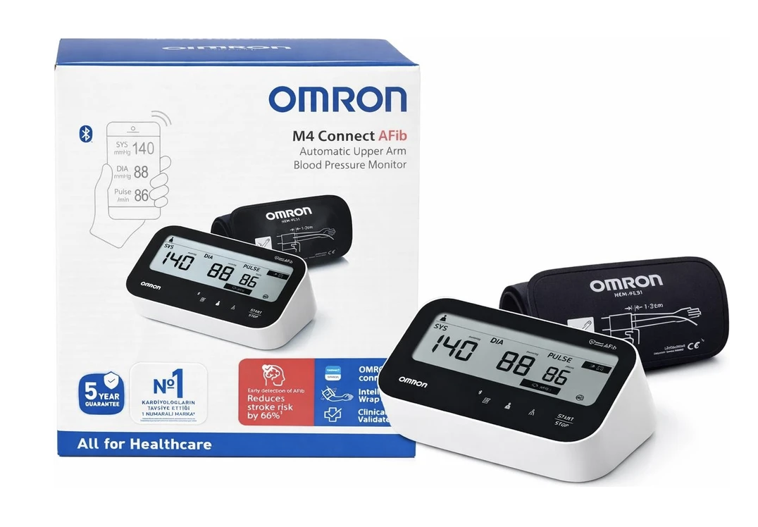 Omron M4 Connect Afib HEM-7196T1-FLE Koldan Dijital Tansiyon Aleti