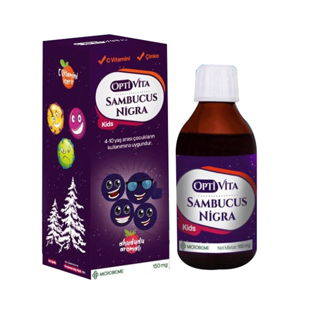 Optivita Sambucus Nigra Kids Şurup 150ml