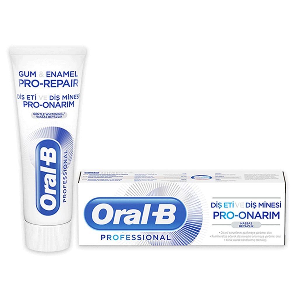 Oral-B Diş Eti ve Minesi Pro-Onarım Hassas Beyazlık Diş Macunu 75 ml
