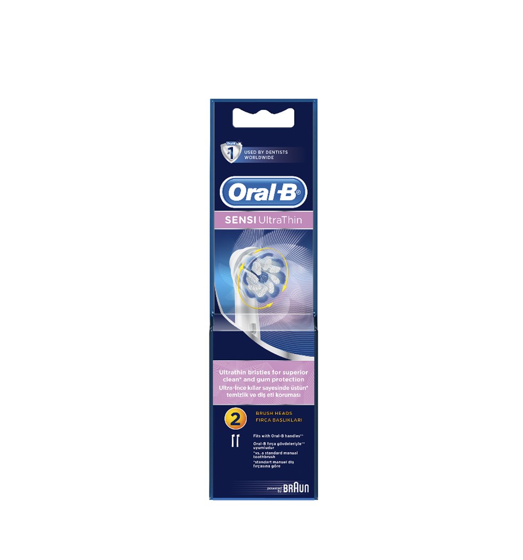 ORAL-B ULTRASHİN SENSİTİVE 2'LÜ - YEDEK BAŞLIK