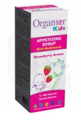 Organier Kids İştah Şurubu Çilek Aromalı 200 Ml