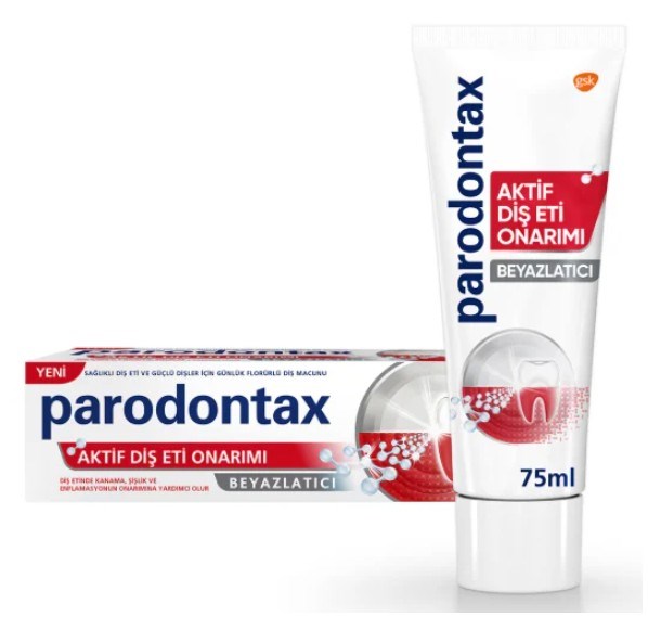Parodontax Aktif Diş Eti Onarımı Beyazlatıcı Diş Macunu 75 ml