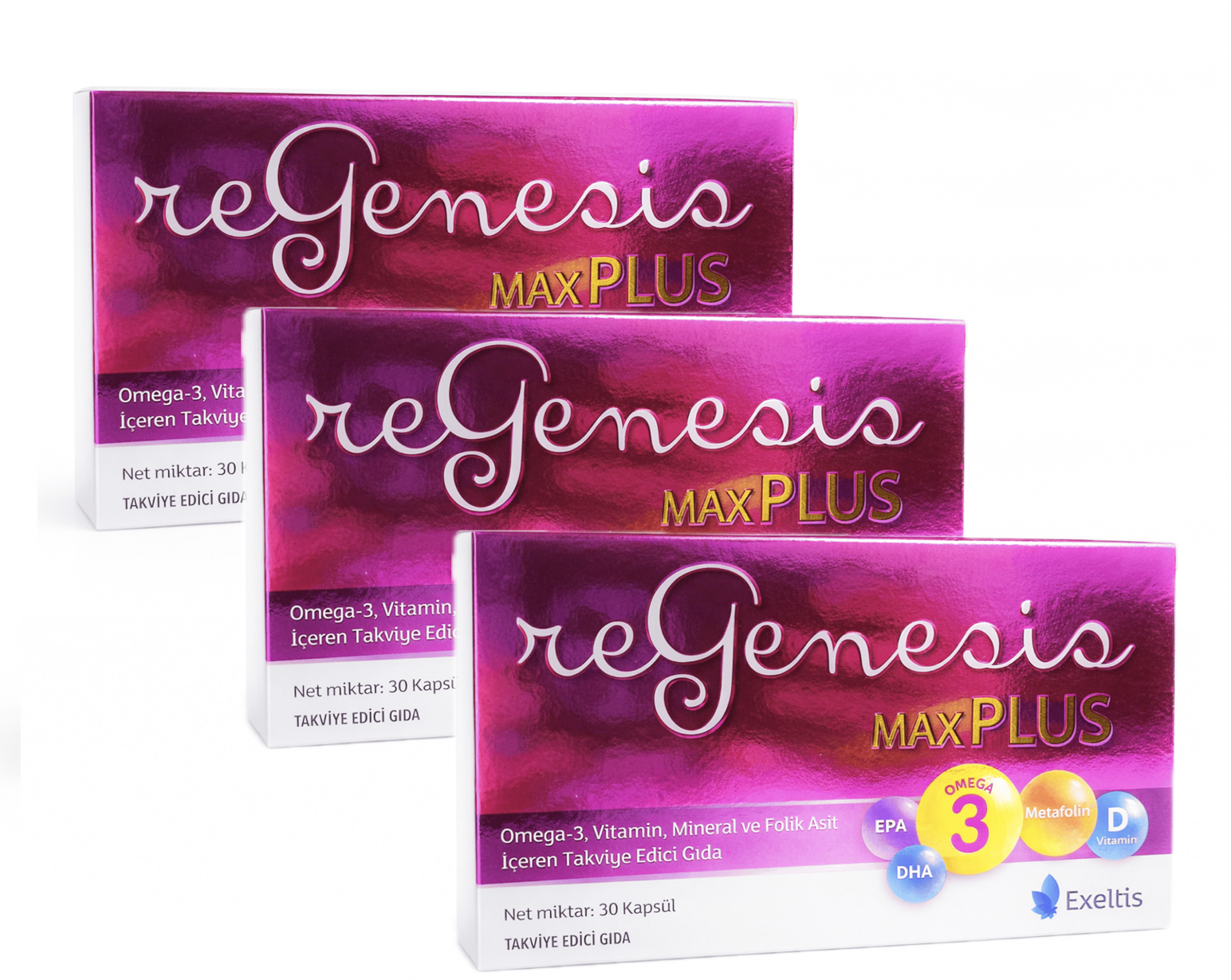 Regenesis Max Plus 30 Kapsül 3'Lü Paket