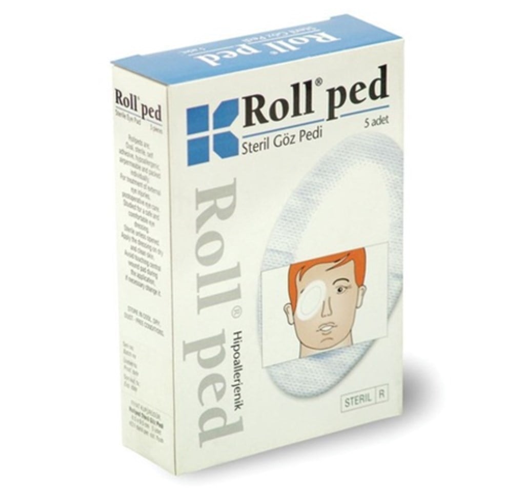 Roll Ped Steril Göz Pedi 5 Adet