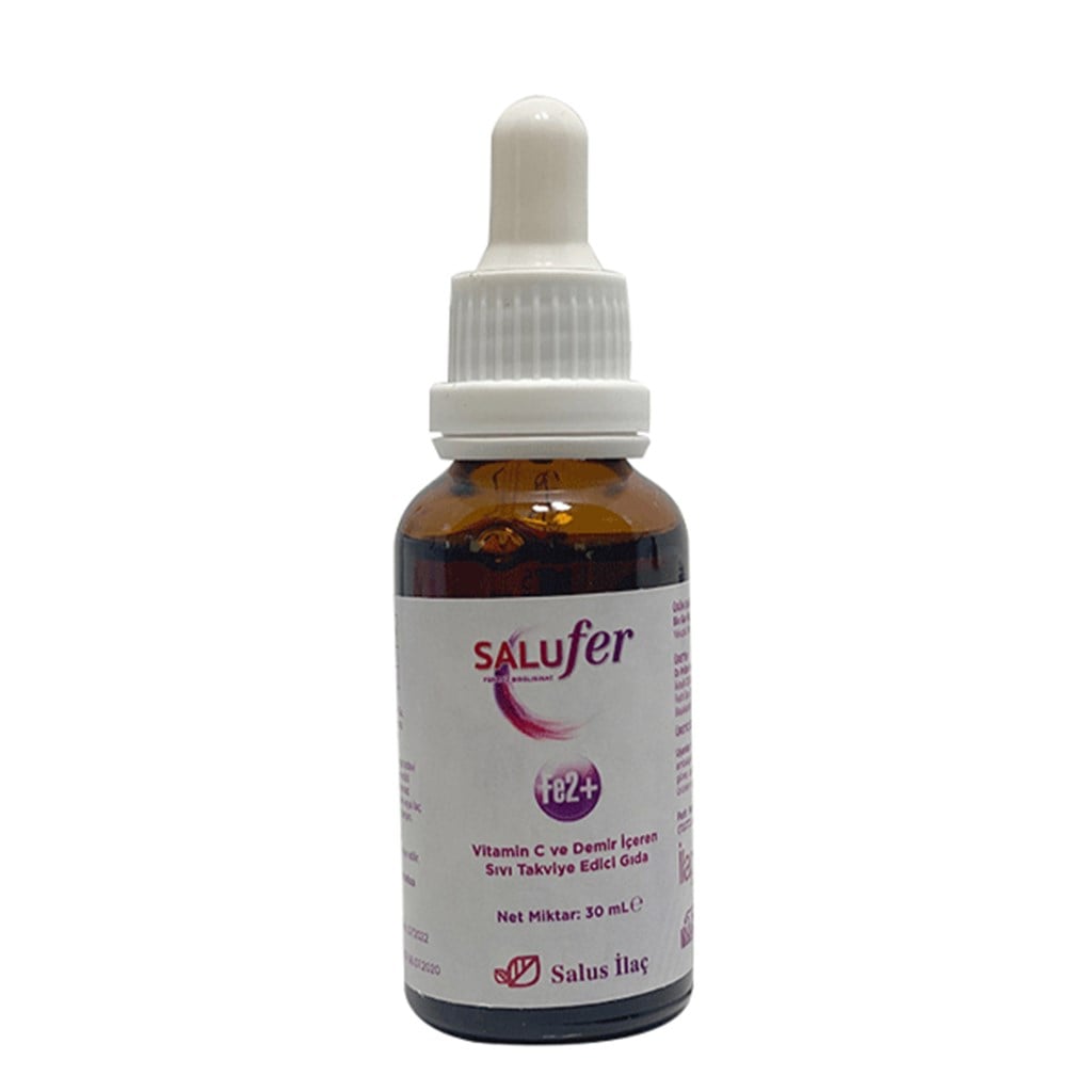 Salufer Vitamin C ve Demir İçeren Sıvı Takviye Edici Gıda 30 ml