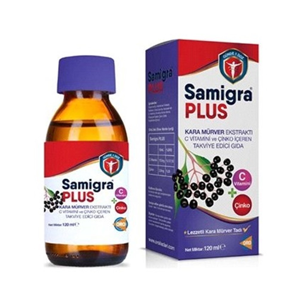 Samigra Plus Kara Mürver Ekstresi 120ml