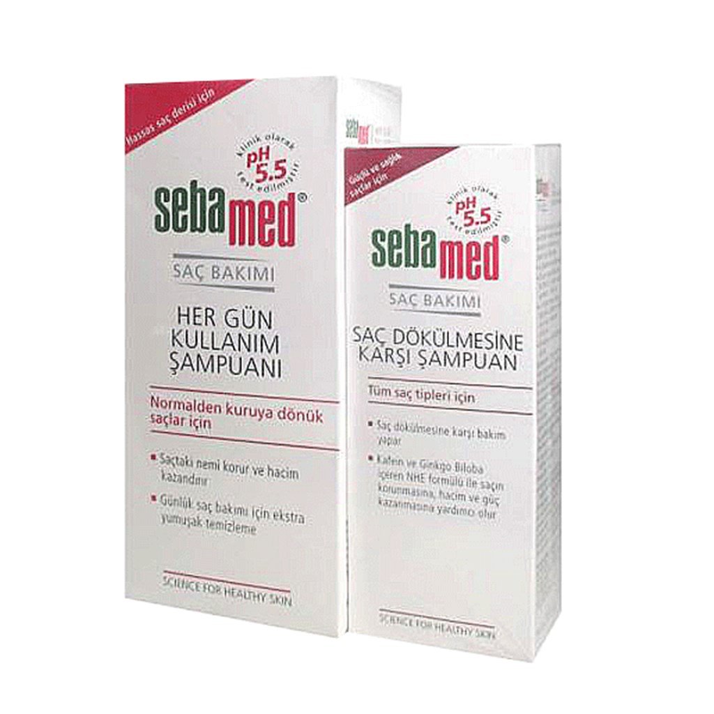 Sebamed Everyday Shampo 400 ml+Antı Haırloss Shampoo 200ml