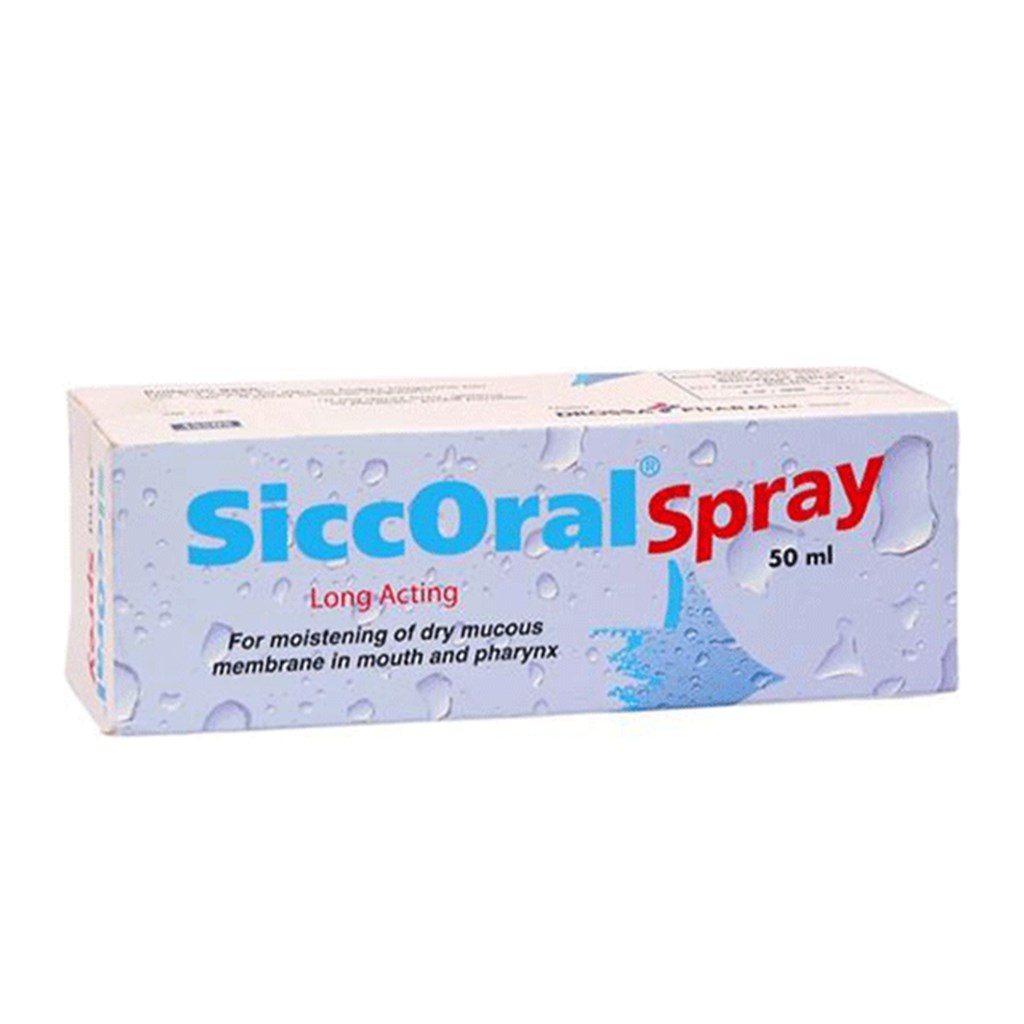 SiccOral Deniz Tuzu & Gliserinli Ağız & Boğaz Nemlendirici Sprey