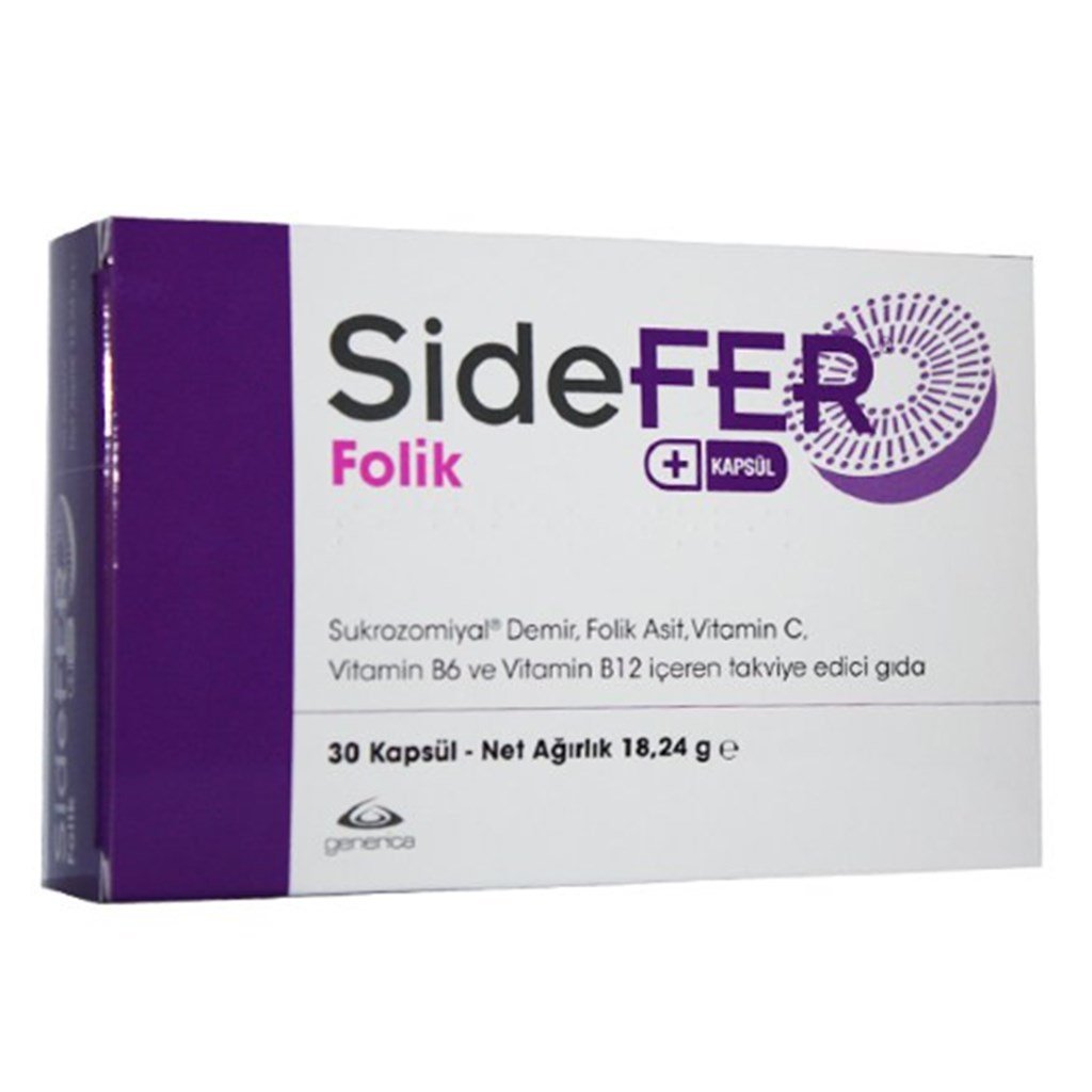 SideFER Folik 30 Kapsül