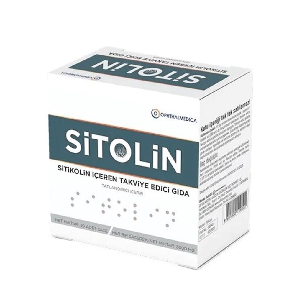 Sitolin Sitikolin içerikli 30 Saşe