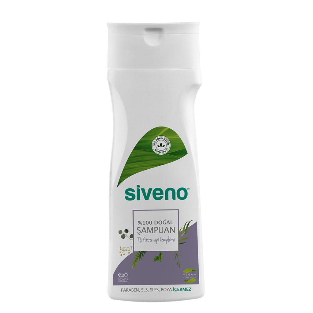 Siveno %100 Doğal Şampuan - 7'li Fitoterapi Kompleksi 50ML