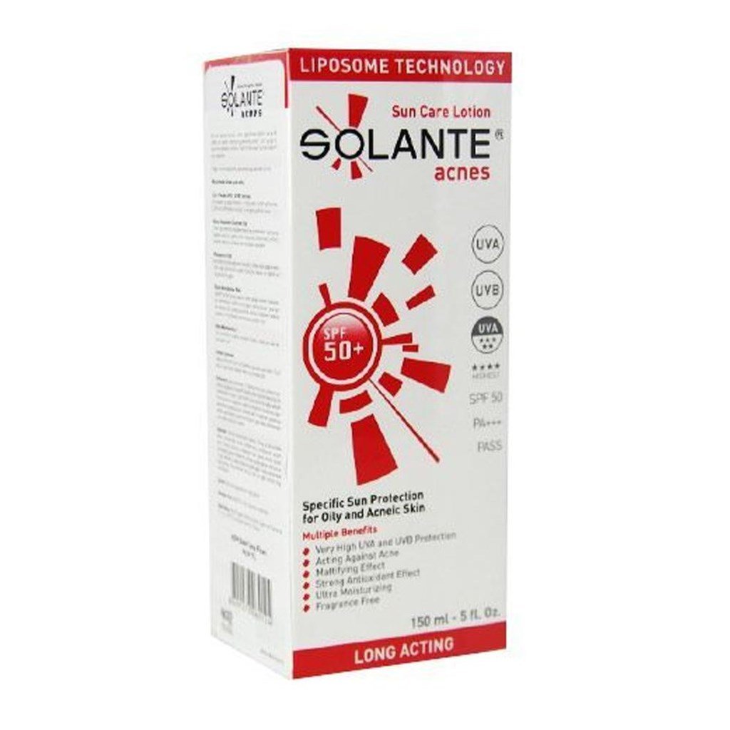 SOLANTE ACNES SPF 50+ GÜNEŞ KORUYUCU LOSYON 150 ML
