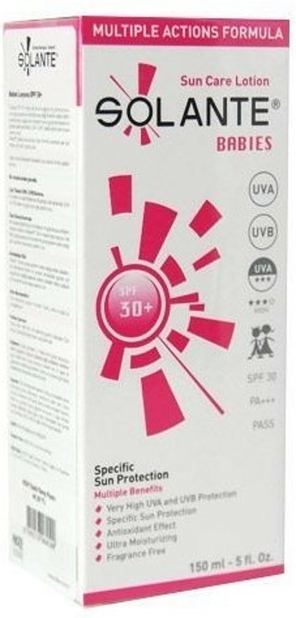 SOLANTE BABİES SPF 30+ BEBEKLER İÇİN GÜNEŞ KORUYUCU LOSYON 150 ML