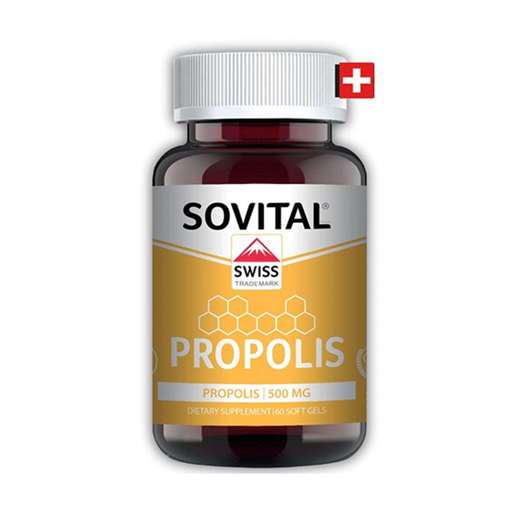 Sovital Propolis 500mg 60 Softgel