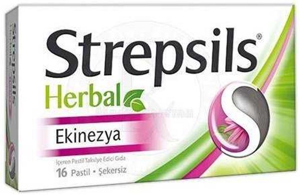Strepsils Herbal Ekinezya 16 Pastil
