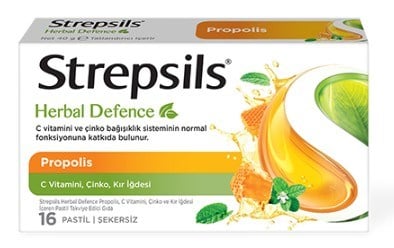 Strepsils Herbal Propolis 16 Pastil