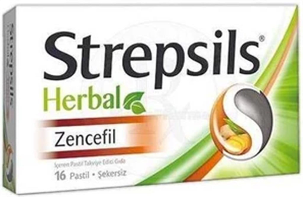 Strepsils Herbal Zencefil 16 Pastil