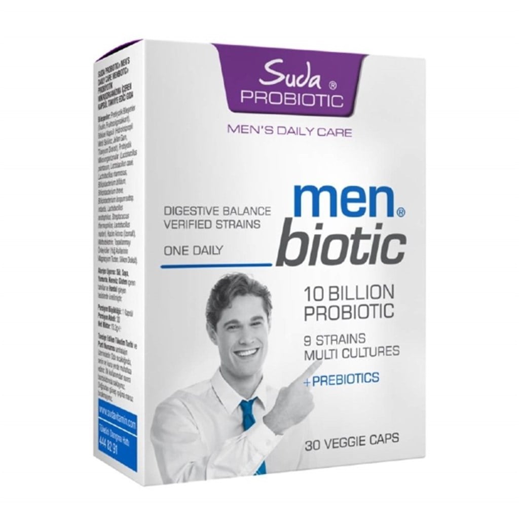 Suda Men Biotic 30 Veggie Kapsül