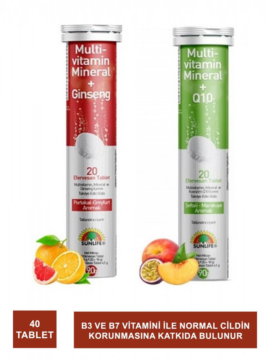 Sunlife Multivitamin Destek Seti